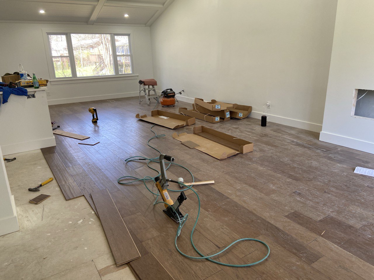 Open-Plan Plank Flooring