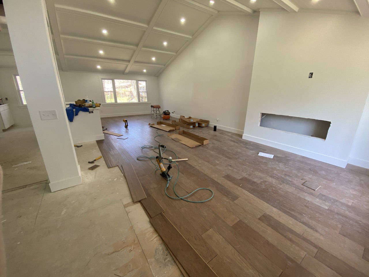 Open-Plan Plank Flooring