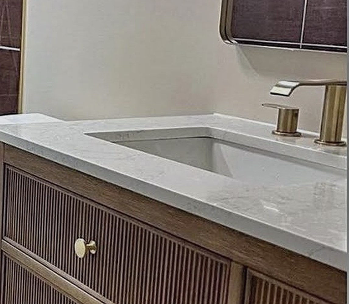 Floral Tile Bathroom Remodel