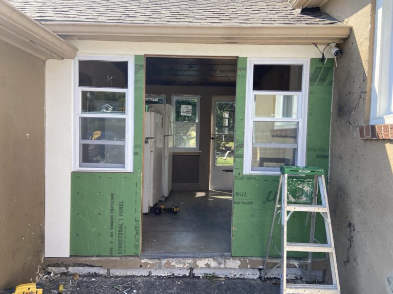 Siding & Trim Replacement — before