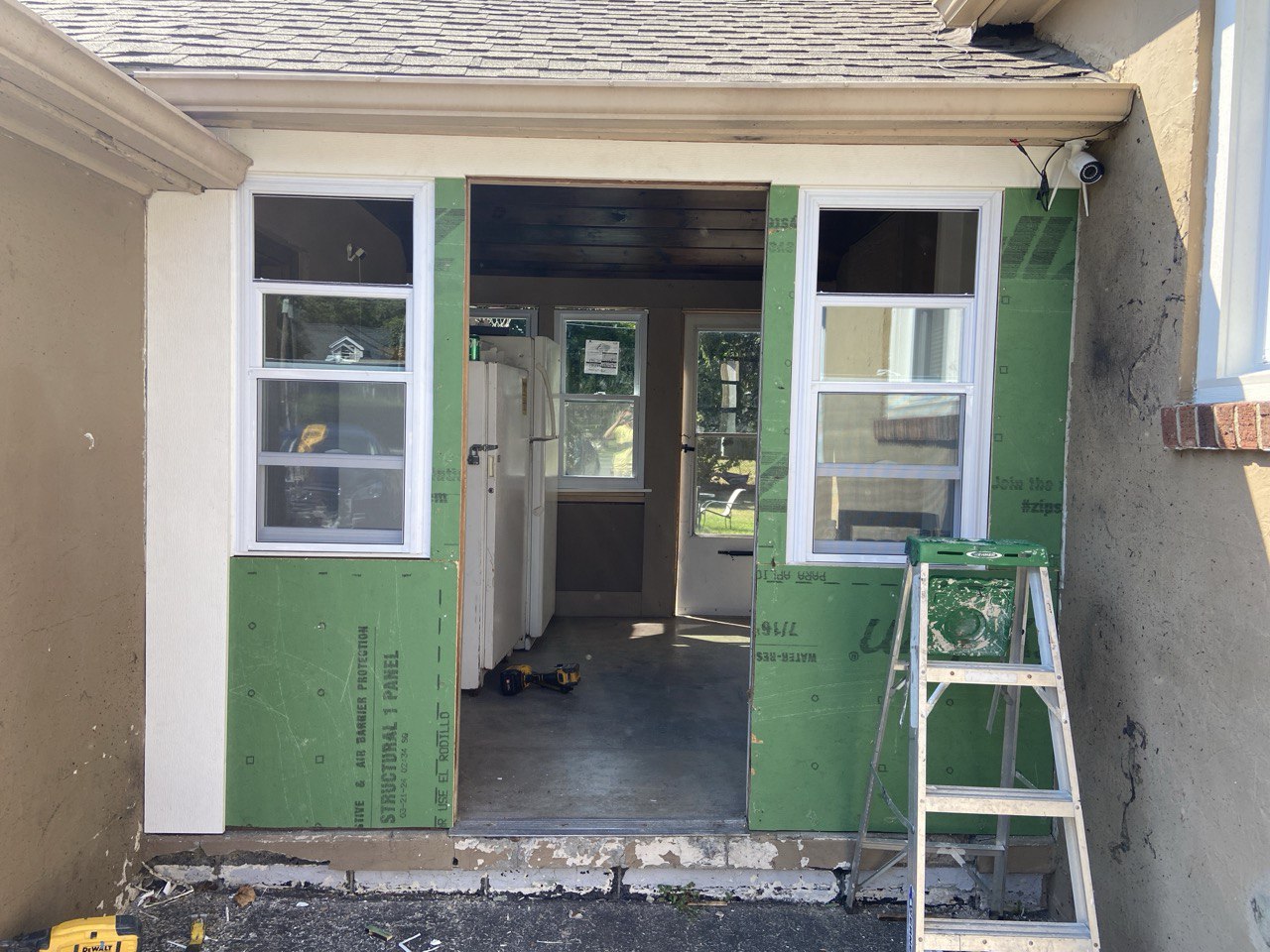 Siding & Trim Replacement — before